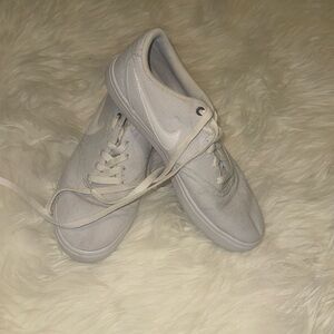 Nike White Sneakers Minimalist Design